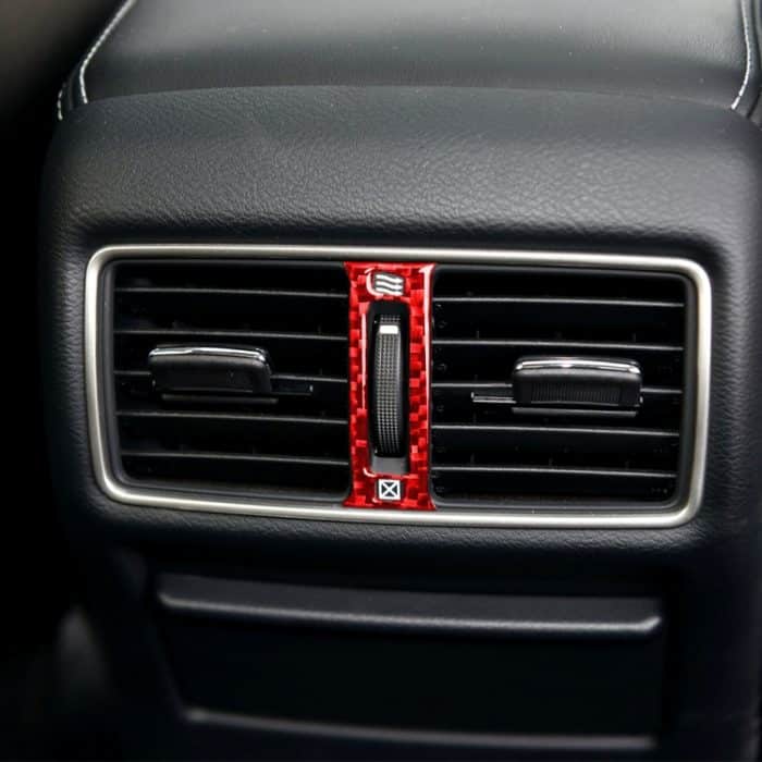 Dekorativer Aufkleber für den hinteren Luftauslass aus Kohlefaser für das Auto, für Infiniti Q50 2014–2020, Links- und Rechtsantrieb, Rear Air Outlet – Bild 5