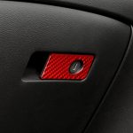 Auto-Carbon-Faser-Vordersitz-Griffkasten-dekorativer Aufkleber für Infiniti Q50 2014–2020, Rechtsantrieb, Front Passenger Seat Handle Box, Right Drive – Bild 5