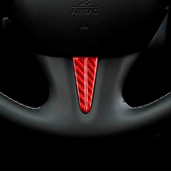 Auto-Carbonfaser-Lenkrad unten, dekorativer Aufkleber für Infiniti Q50 2014–2020, Links- und Rechtsantrieb, Steering Wheel Below – Bild 5