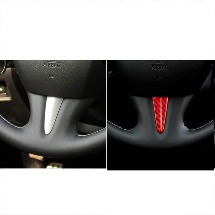 Auto-Carbonfaser-Lenkrad unten, dekorativer Aufkleber für Infiniti Q50 2014–2020, Links- und Rechtsantrieb, Steering Wheel Below – Bild 6