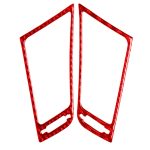 Dekorativer Aufkleber für den zentralen Luftauslass aus Kohlefaser für das Auto, für Infiniti Q50 2014–2020, Links- und Rechtsantrieb, Central Air Outlet