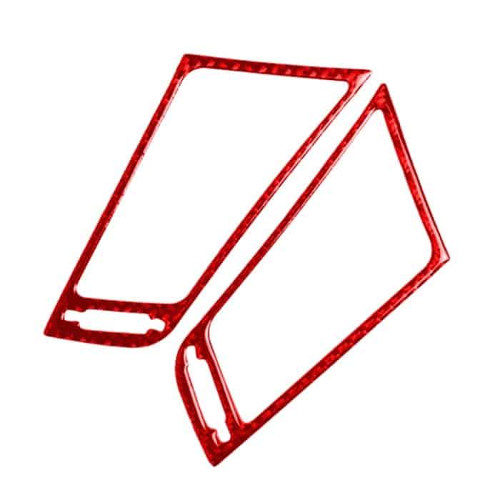 Dekorativer Aufkleber für den zentralen Luftauslass aus Kohlefaser für das Auto, für Infiniti Q50 2014–2020, Links- und Rechtsantrieb, Central Air Outlet – Bild 3