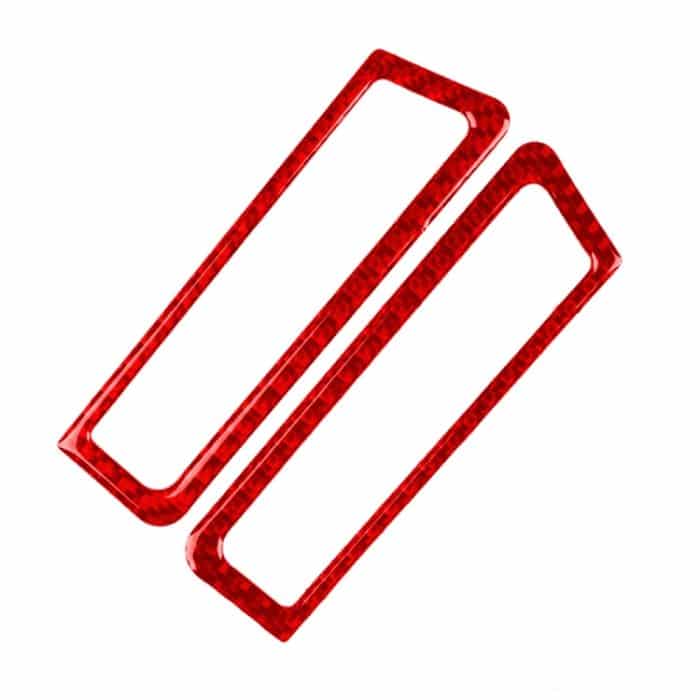 Auto-Carbonfaser-A-Säulen-Luftauslass-dekorativer Aufkleber für Infiniti Q50 2014–2020, linker und rechter Antrieb, A-pillar Air Outlet – Bild 3