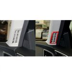 Auto-Carbonfaser-A-Säulen-Luftauslass-dekorativer Aufkleber für Infiniti Q50 2014–2020, linker und rechter Antrieb, A-pillar Air Outlet – Bild 6