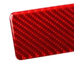 Dekorativer Aufkleber für die hintere Aschenbecherverkleidung aus Kohlefaser für das Auto, für Infiniti Q50 2014–2020, Links- und Rechtsantrieb, Rear Ashtray Panel – Bild 3