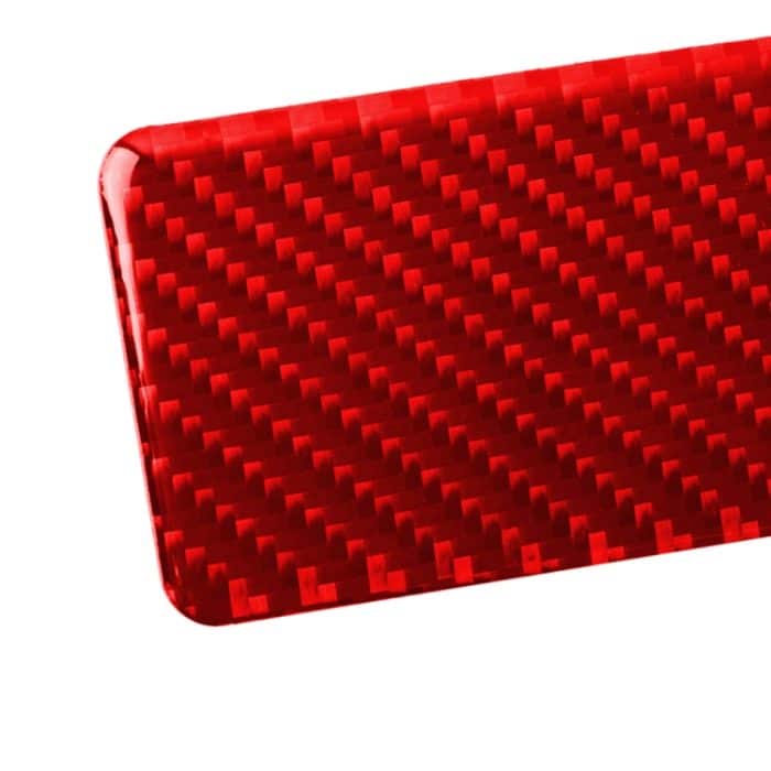 Dekorativer Aufkleber für die hintere Aschenbecherverkleidung aus Kohlefaser für das Auto, für Infiniti Q50 2014–2020, Links- und Rechtsantrieb, Rear Ashtray Panel – Bild 3