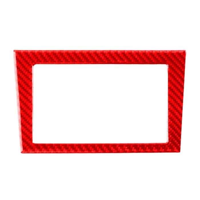 Auto-Carbonfaser-Navigationsrahmen, dekorativer Aufkleber für Infiniti Q50 2014–2020, Links- und Rechtsantrieb, Navigation Frame – Bild 1