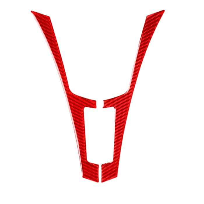 Auto-Carbonfaser-Zentralsteuerungs-F-Rahmen-dekorativer Aufkleber für Infiniti Q50 2014–2020, linker und rechter Antrieb, Central Control F Frame – Bild 1