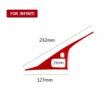 Auto-Kohlefaser-Fahrertafel-dekorativer Aufkleber für Infiniti Q50 2014–2020, Rechtsantrieb, Driver Panel, Right Drive – Bild 2
