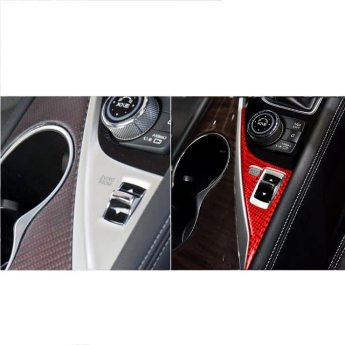 Auto-Kohlefaser-Fahrertafel-dekorativer Aufkleber für Infiniti Q50 2014–2020, Rechtsantrieb, Driver Panel, Right Drive – Bild 6
