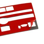 Auto-Carbon-Faser-A-Stil CD-Konsolentafel-dekorativer Aufkleber für Infiniti Q50 2014–2020, Rechtsantrieb, A Style CD Console Panel, Right Drive – Bild 4