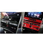 Auto-Carbon-Faser-A-Stil CD-Konsolentafel-dekorativer Aufkleber für Infiniti Q50 2014–2020, Rechtsantrieb, A Style CD Console Panel, Right Drive – Bild 6