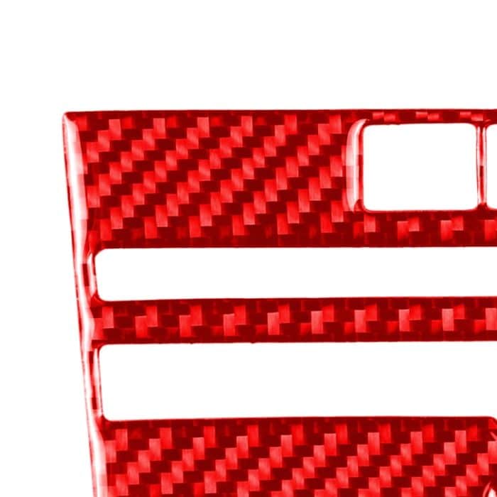 Auto-Carbon-Faser-A-Stil CD-Konsolentafel-dekorativer Aufkleber für Infiniti Q50 2014–2020, linker Antrieb, A Style CD Console Panel, Left Drive – Bild 3