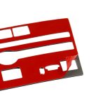 Auto-Carbon-Faser-A-Stil CD-Konsolentafel-dekorativer Aufkleber für Infiniti Q50 2014–2020, linker Antrieb, A Style CD Console Panel, Left Drive – Bild 4