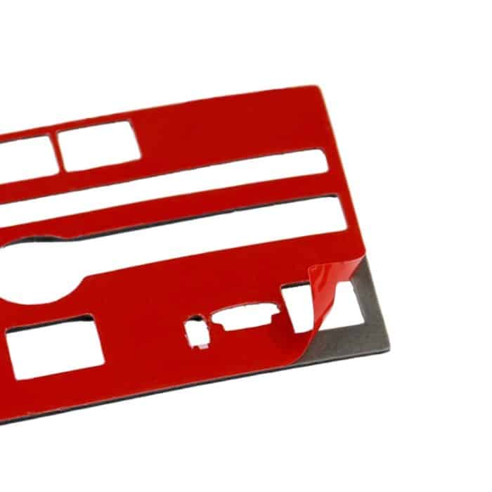 Auto-Carbon-Faser-A-Stil CD-Konsolentafel-dekorativer Aufkleber für Infiniti Q50 2014–2020, linker Antrieb, A Style CD Console Panel, Left Drive – Bild 4