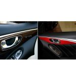 Auto-Carbon-Faser-A-Stil-Türgriff-Panel-dekorativer Aufkleber für Infiniti Q50 2014–2020, linker und rechter Antrieb, A Style Door Handle Panel – Bild 6