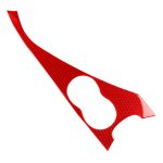 Auto-Kohlefaser-Wasserbecherhalter-Panel, dekorativer Aufkleber für Infiniti Q50 2014–2020, Rechtsantrieb, Water Cup Holder Panel, Right Drive