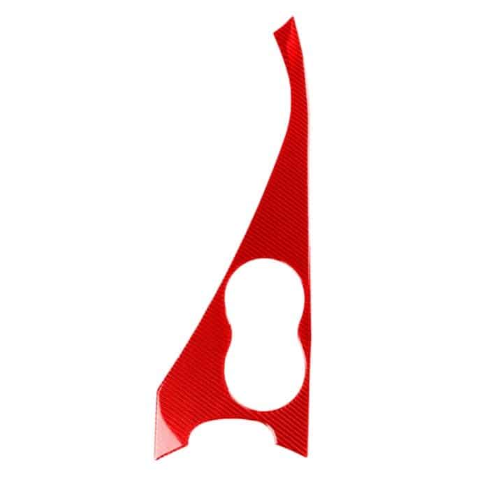 Auto-Kohlefaser-Wasserbecherhalter-Panel, dekorativer Aufkleber für Infiniti Q50 2014–2020, Linksantrieb, Water Cup Holder Panel, Left Drive – Bild 3