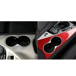 Auto-Kohlefaser-Wasserbecherhalter-Panel, dekorativer Aufkleber für Infiniti Q50 2014–2020, Linksantrieb, Water Cup Holder Panel, Left Drive – Bild 6