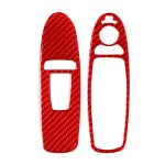 Auto-Carbonfaser-Fensterglas-Hebetafel-dekorativer Aufkleber für Infiniti Q60, Rechtsantrieb, Window Glass Lift Panel, Right Drive