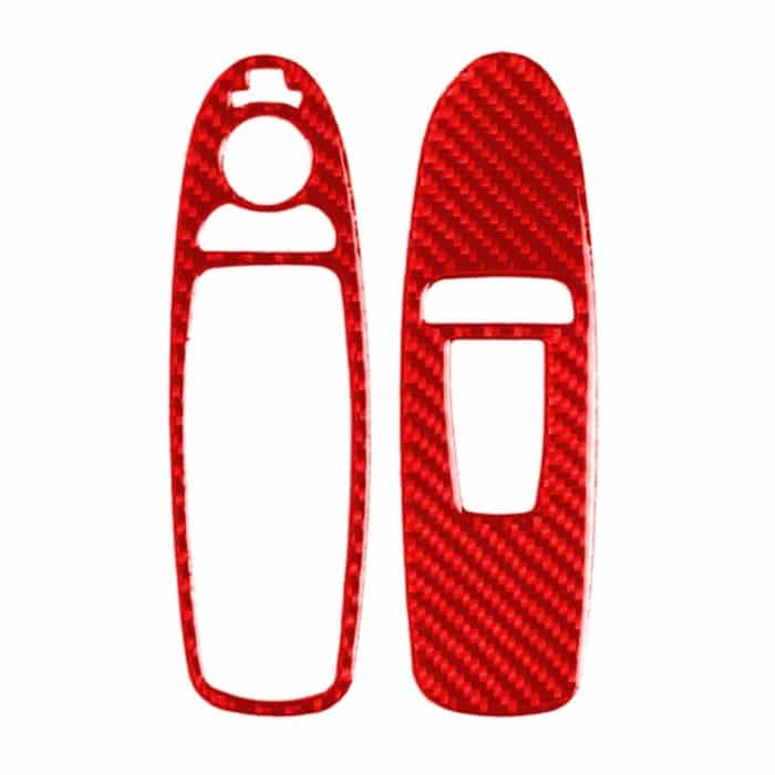 Auto-Carbonfaser-Fensterglas-Hebetafel-dekorativer Aufkleber für Infiniti Q60, Linksantrieb, Window Glass Lift Panel, Left Drive – Bild 1