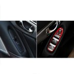 Auto-Carbonfaser-Fensterglas-Hebetafel-dekorativer Aufkleber für Infiniti Q60, Linksantrieb, Window Glass Lift Panel, Left Drive – Bild 6