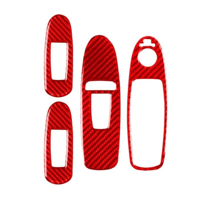 CRP6499R.jpg Auto-Carbonfaser-B-Style-Fensterglas-Hebetafel-dekorativer Aufkleber für Infiniti Q50 2014–2020, Rechtsantrieb, B Style Window Glass Lift, Right Drive – Bild 1