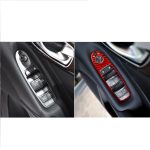 Auto-Carbonfaser-B-Style-Fensterglas-Hebetafel-dekorativer Aufkleber für Infiniti Q50 2014–2020, Rechtsantrieb, B Style Window Glass Lift, Right Drive – Bild 6