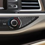 Auto-Carbon-Faser-Klimaanlagenschalter, dekorativer Aufkleber für Toyota Highlander 2014–2019, Linksantrieb – Bild 5