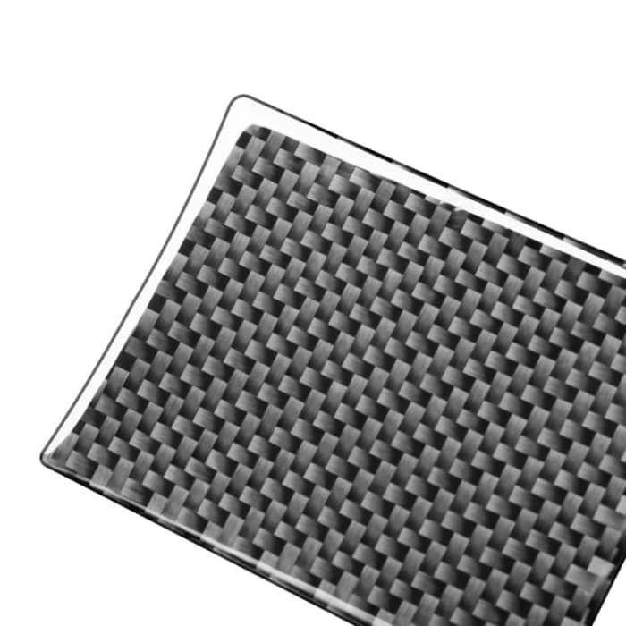 Auto-Carbon-Faser-Fahrerkartensteckplatz, dekorativer Aufkleber für Toyota Highlander 2014–2019, Linksantrieb – Bild 3