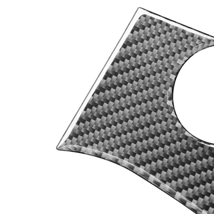 Auto Kohlefaser Zündschalter Panel Dekorativer Aufkleber für Toyota Highlander 2014–2019, Linksantrieb – Bild 3