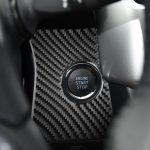 Auto Kohlefaser Zündschalter Panel Dekorativer Aufkleber für Toyota Highlander 2014–2019, Linksantrieb – Bild 5