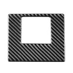 Auto Carbon Fiber Driver Left Storage Cover Dekorativer Aufkleber für Toyota Highlander 2014-2019, Left Drive