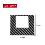 Auto Carbon Fiber Driver Left Storage Cover Dekorativer Aufkleber für Toyota Highlander 2014-2019, Left Drive – Bild 2