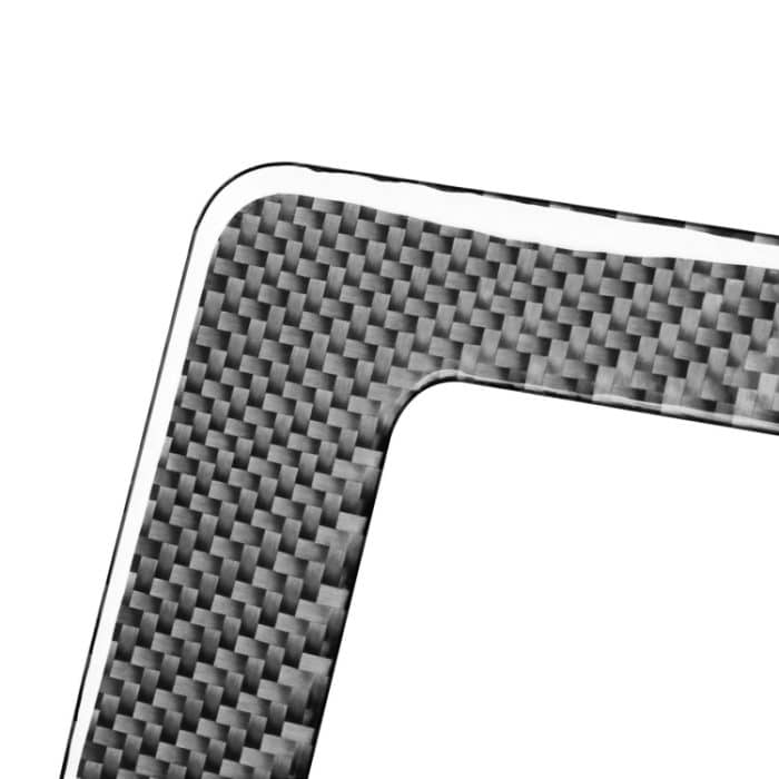 Auto Carbon Fiber Driver Left Storage Cover Dekorativer Aufkleber für Toyota Highlander 2014-2019, Left Drive – Bild 3