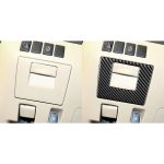 Auto Carbon Fiber Driver Left Storage Cover Dekorativer Aufkleber für Toyota Highlander 2014-2019, Left Drive – Bild 6