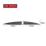 Auto-Carbon-Faser-Zentralsteuerung, kleines Display, dekorativer Aufkleber für Toyota Highlander 2014–2019, Linksantrieb – Bild 2