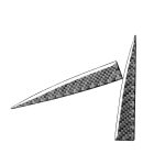 Auto-Carbon-Faser-Zentralsteuerung, kleines Display, dekorativer Aufkleber für Toyota Highlander 2014–2019, Linksantrieb – Bild 3