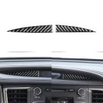 Auto-Carbon-Faser-Zentralsteuerung, kleines Display, dekorativer Aufkleber für Toyota Highlander 2014–2019, Linksantrieb – Bild 5