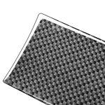 Auto-Carbon-Faser-Scheinwerfer-Einstellschalter, dekorativer Aufkleber für Toyota Highlander 2014–2019, Linksantrieb – Bild 3