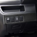 Auto-Carbon-Faser-Scheinwerfer-Einstellschalter, dekorativer Aufkleber für Toyota Highlander 2014–2019, Linksantrieb – Bild 5