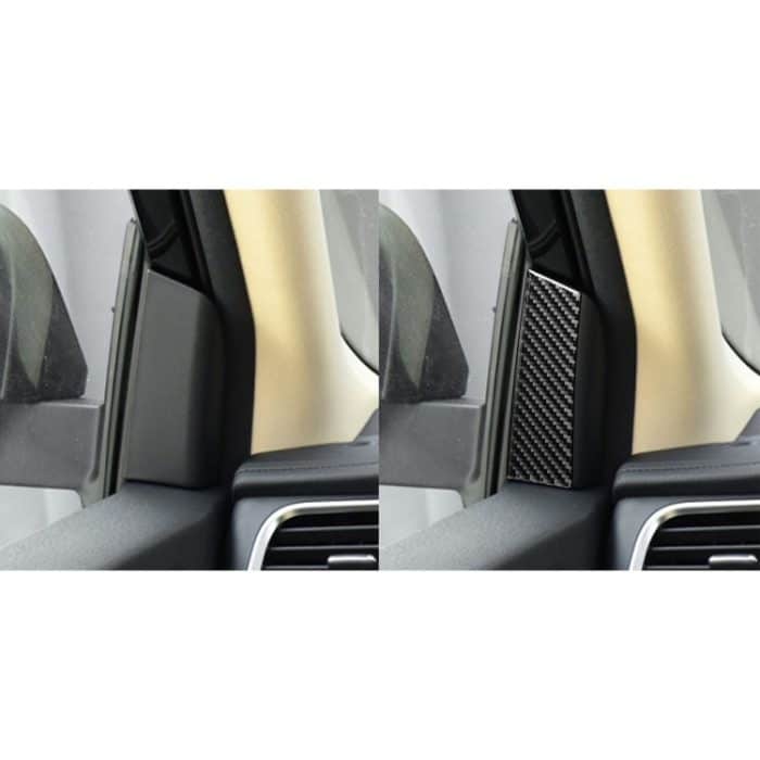Auto-Carbon-Faser-A-Säulen-Aufkleber für Toyota Highlander 2014-2019, Linksantrieb – Bild 6