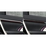 Auto-Carbon-Faser-Türverkleidungs-Zierleiste für Toyota Highlander 2014–2019, Linksantrieb – Bild 6