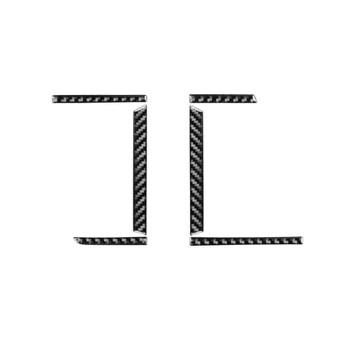 Auto Carbon Zentraler Luftauslass Dekorativer Aufkleber für Toyota Highlander 2014–2019, Linksantrieb – Bild 1