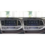 Auto Carbon Zentraler Luftauslass Dekorativer Aufkleber für Toyota Highlander 2014–2019, Linksantrieb – Bild 6