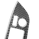 Auto-Carbon-Faser-Fensterglas-Aufzug, dekorativer Aufkleber für Toyota Highlander 2014–2019, Linksantrieb – Bild 3