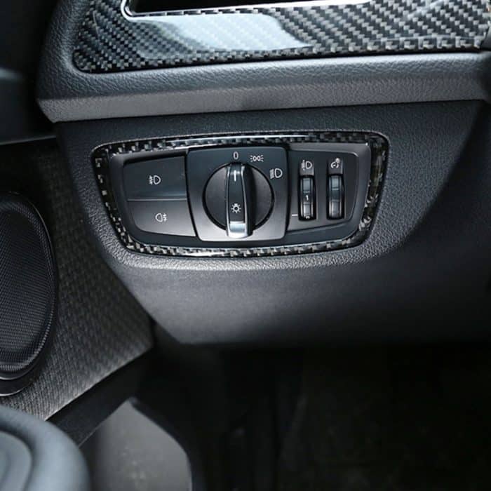 Autoscheinwerferschalter Dekorativer Aufkleber für BMW F52 1 Series Sedan 2017-2019, linke Fahrt – Bild 5