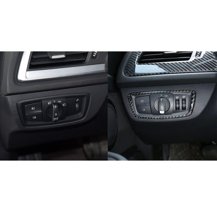 Autoscheinwerferschalter Dekorativer Aufkleber für BMW F52 1 Series Sedan 2017-2019, linke Fahrt – Bild 6