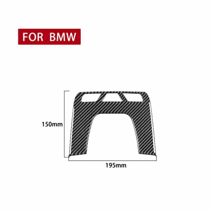 Autofront Leselichtrahmen dekorativer Aufkleber für BMW F52 1 Series Sedan 2017-2019, linke Fahrt – Bild 2