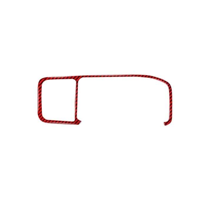 Auto-Carbonfaser-Navigationsrahmen, dekorativer Aufkleber für Volvo V60 2010–2017, Rechtsantrieb, Navigation Frame , Right Drive – Bild 1